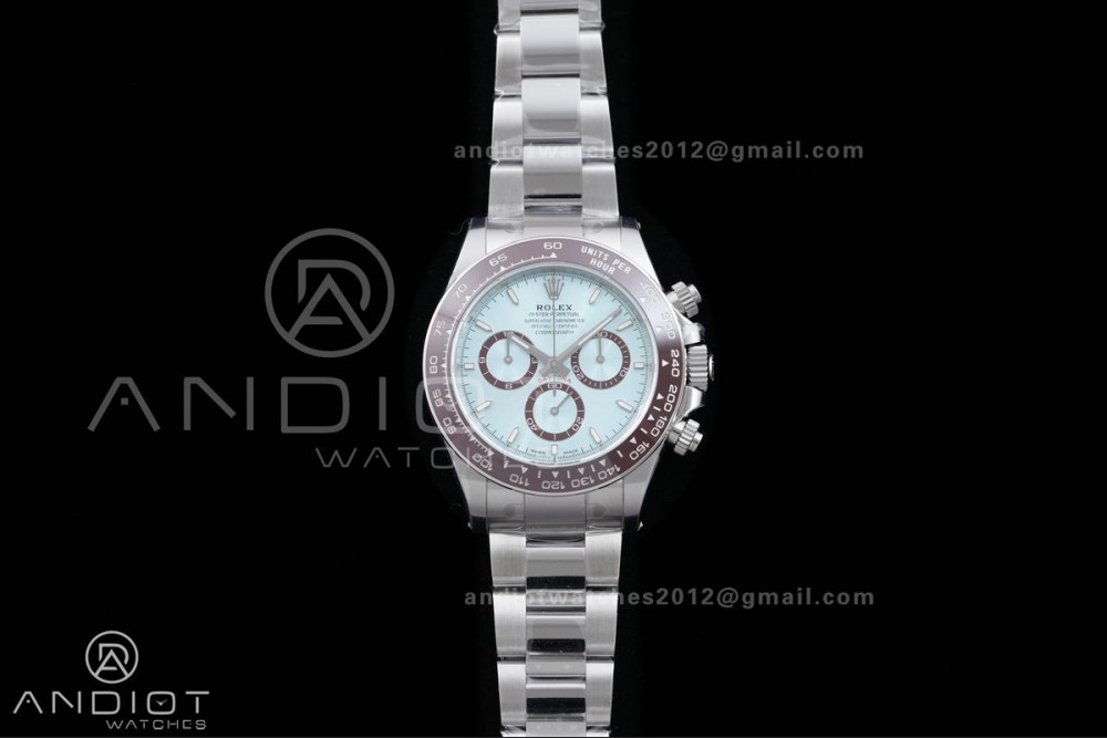 Daytona 126506 Gain Weight VSF 1:1 Best Edition Ice Blue Dial Stick Markers On Bracelet DD4131 (Free Sprung Look)