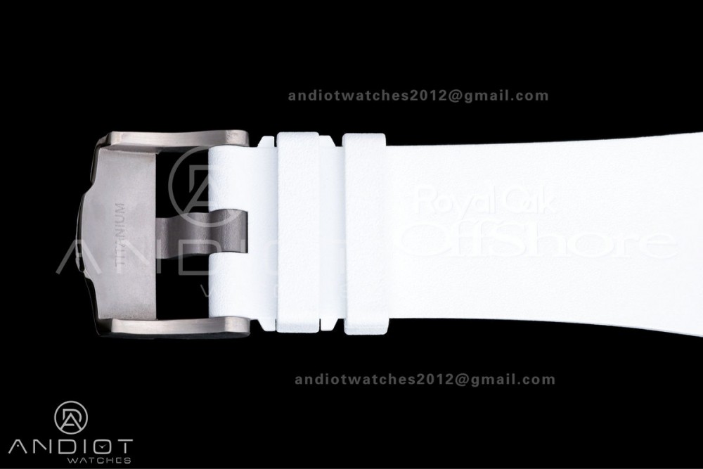 Royal Oak Offshore Diver 15707 White Ceramic JF 1:1 Best Edition SA3120 Super Clone — photo 19