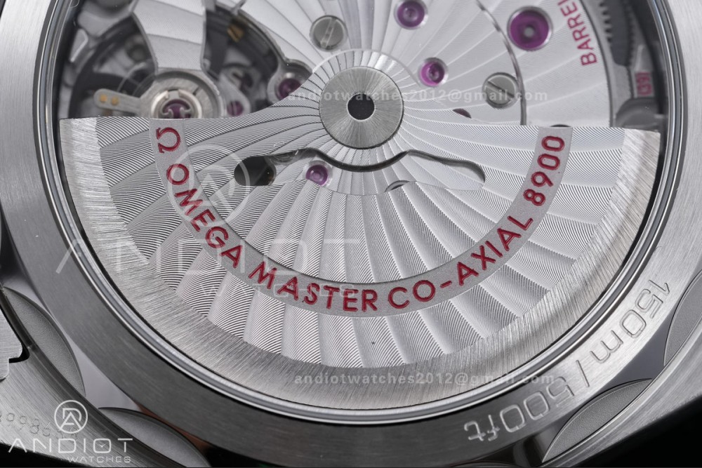 Aqua Terra 150M Master Chronometers VSF 1:1 Best Edition White Dial Orange Hand on SS Bracelet A8900 Super Clone — photo 10
