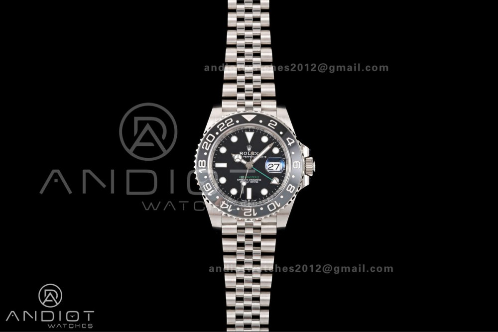 GMT-Master II 126710 GRNR 904L Steel Clean Plus 1:1 Best Edition on Jubilee Bracelet DD3285-Free Sprung