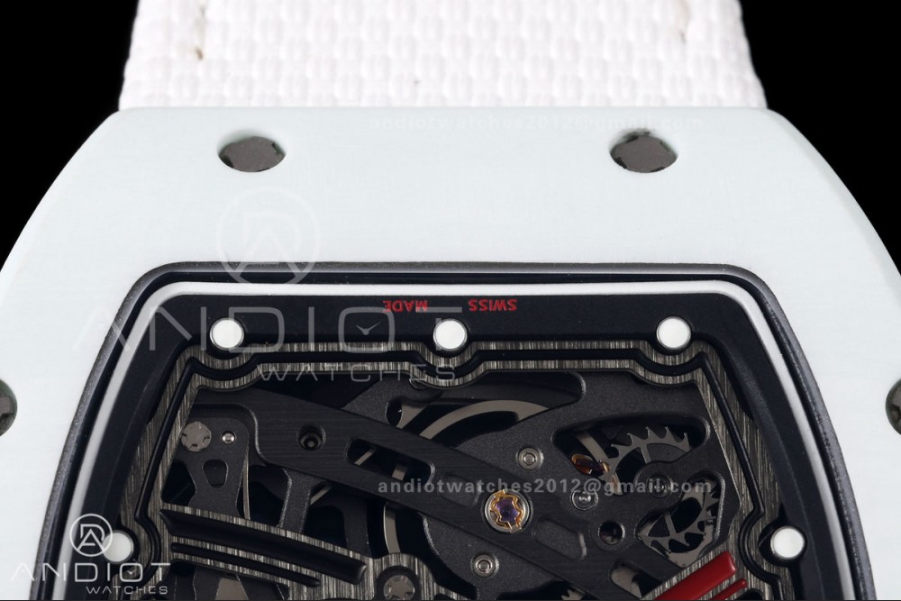 RICH Maker's 1:1 RM67-02 White NTPT UAE Skeleton Dial CRMA7 Super Clone — photo 9