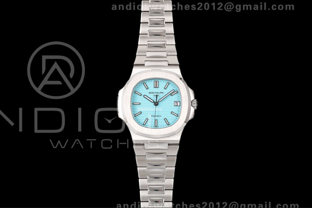 Nautilus 5711 SS AGF 1:1 Best Edition Tiffany Blue Dial on SS Bracelet DPB330 Super Clone