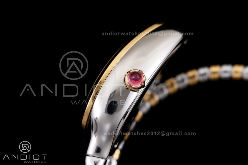 Serpenti 35mm SS/YG BVF 1:1 Best Edition Black Dial on SS/YG Bracelet Ronda Quartz — photo 12