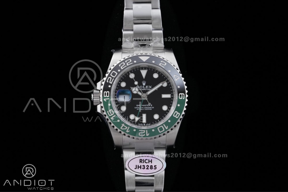 GMT-Master II 126720 VTNR LHD 904L Steel RICH 1:1 Best Edition on Oyster Bracelet JH3285 V2