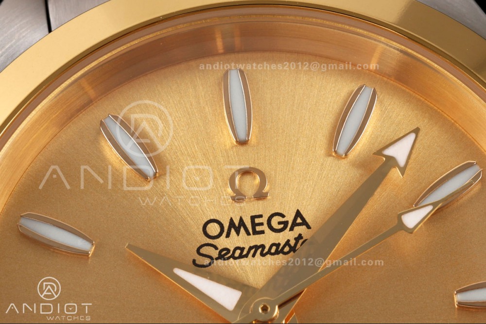 Aqua Terra Shades 34mm SS/YG VRSF Best Edition YG Dial on SS/YG Bracelet A8800 — photo 4