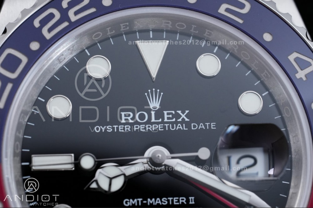 GMT-Master II 126710 BLRO Blue/Red Ceramic VSF Best Edition Pepsi on Jubilee Bracelet DD3285 V4(Free Sprung) — photo 4