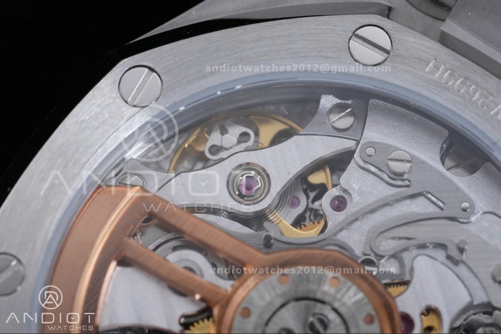 Royal Oak Chrono 26240 SS TOP 1:1 Best Edition Black Dial on SS Bracelet DD4401 Super Clone — photo 8
