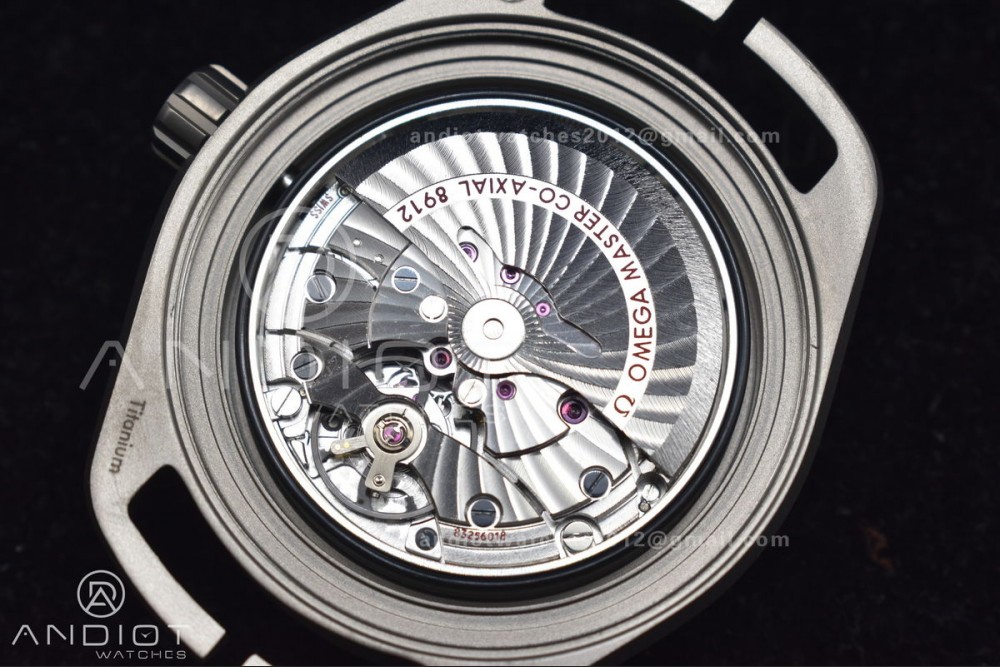 Seamaster 6000M Ultra Deep SS SBF 1:1 Best Edition Black Dial on Black Nylon Strap A8912 Super Clone — photo 5