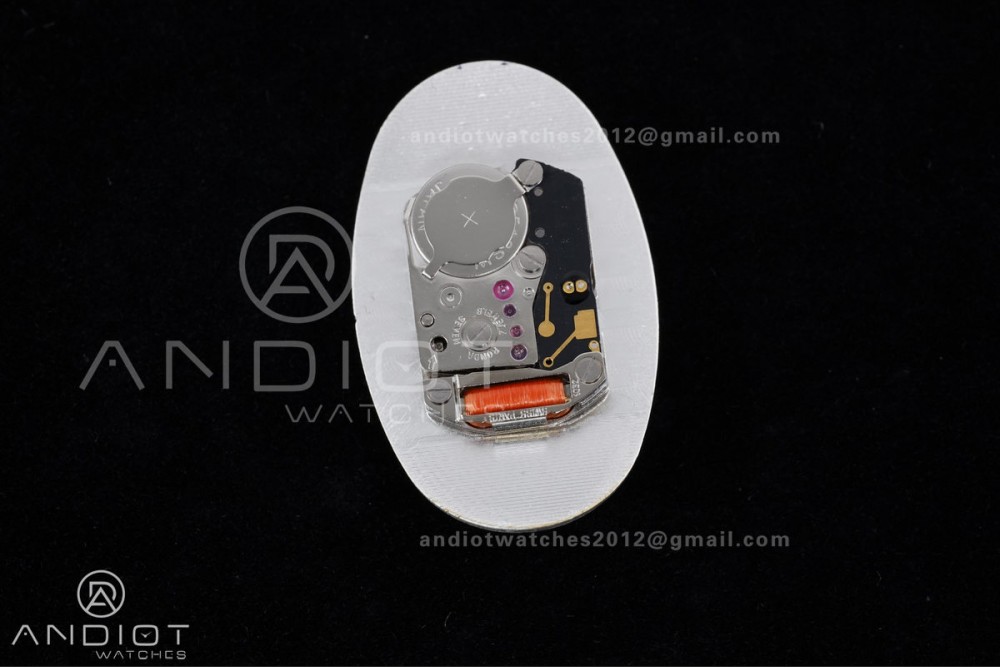 Baignoire Watch YG AF 1:1 Best Edition White Dial on Black Strap RONDA Quartz — photo 11