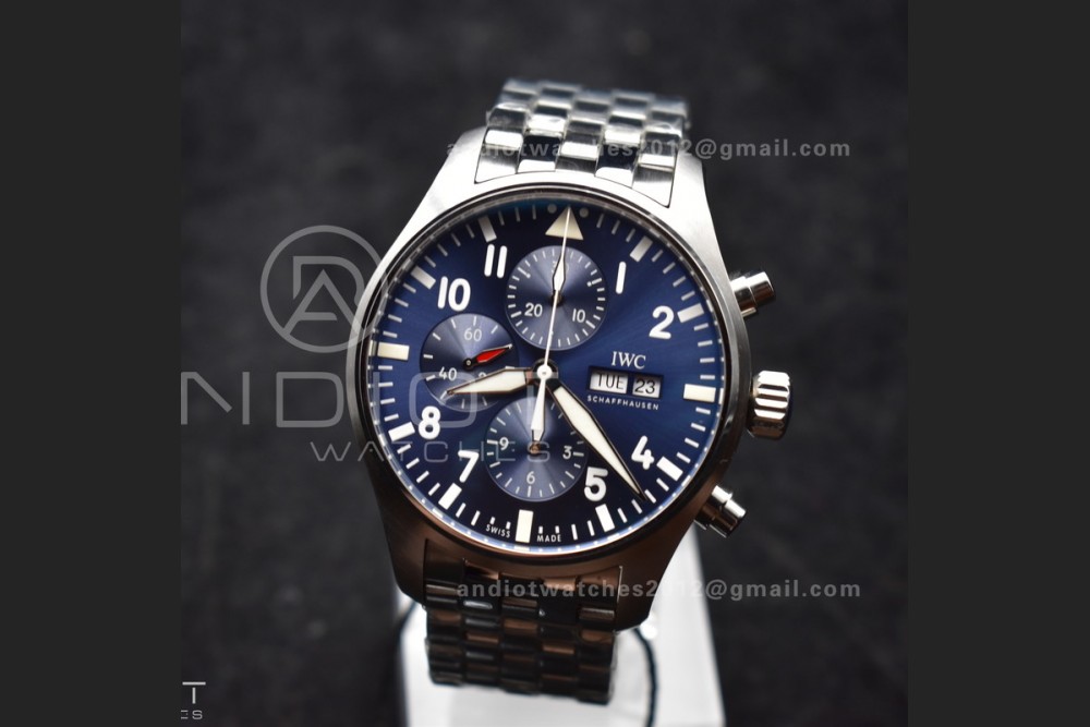 Pilot Chrono IW377717 "Le Petit Prince" 2016 ZF 1:1 Best Edition on New SS Bracelet A7750