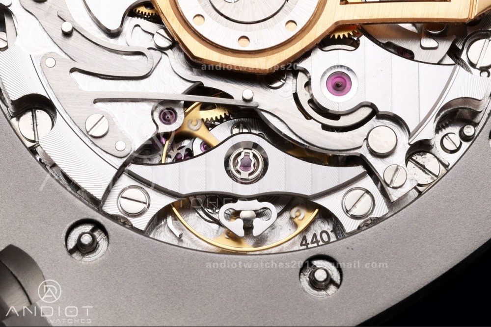 Royal Oak Chrono 26240 SS OCTA 1:1 Best Edition White Dial on SS Bracelet JH4401 Super Clone (Free Sprung) — photo 11