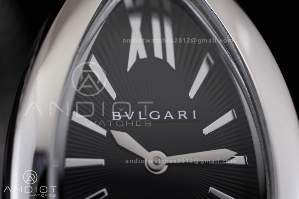 Serpenti 35mm SS BVF 1:1 Best Edition Black Dial on SS Bracelet Ronda Quartz — photo 4