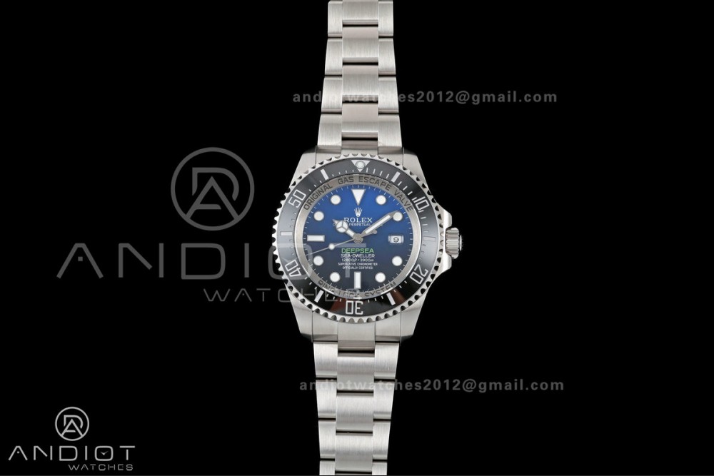Sea-Dweller DEEPSEA 126660 "D-BLUE" 904L SS QF 1:1 Best Edition Blue Dial On Oyster Bracelet SH3235 (Free Sprung)