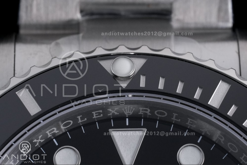 Submariner 41mm 124060 No Date Black Ceramic 904L Steel VSF 1:1 Best Edition VS3230 — photo 6