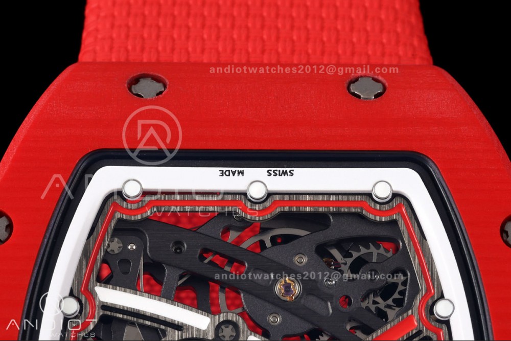 RICH Maker's 1:1 RM67-02 Red NTPT Sebastien Buemi Skeleton Dial CRMA7 Super Clone — photo 9