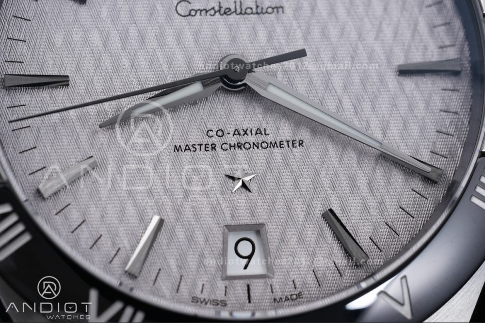 Constellation Black Ceramic SS VSF 1:1 Best Edition Gray Dial on Black Gummy Strap A8900 Super Clone — photo 5