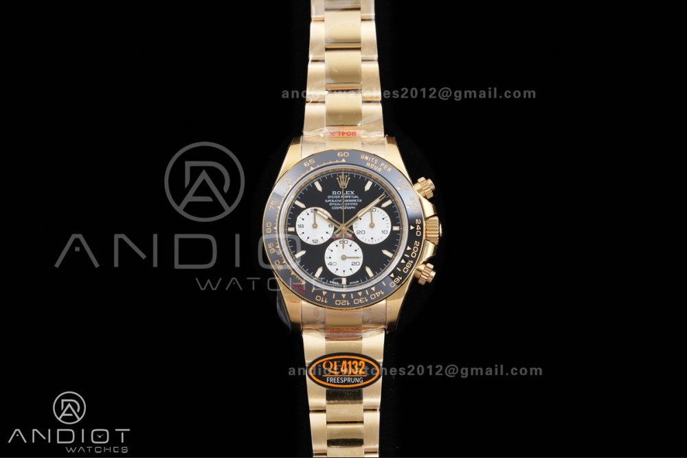 Daytona 126528 LN Le Mans QF 1:1 Best Edition on YG Bracelet JH4132 Free Sprung 198g(Weighted) V13