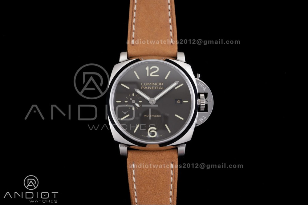 PAM904 Luminor Due VSF Best Edition Gray Dial on Brown Asso Strap AXXXIV