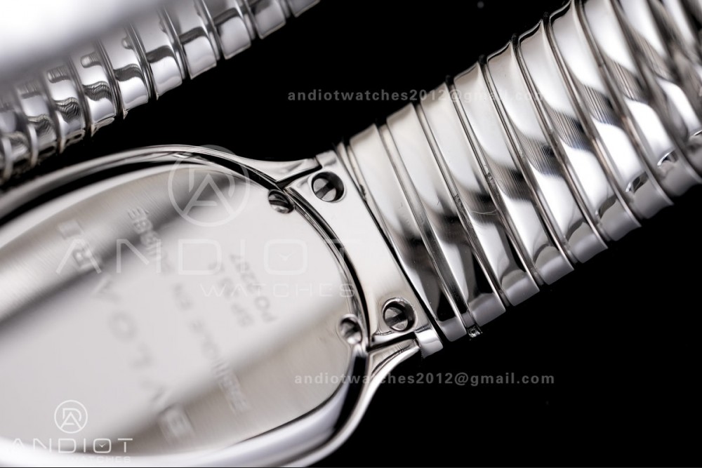 Serpenti 35mm SS BVF 1:1 Best Edition Silver Dial on SS Bracelet Ronda Quartz — photo 8