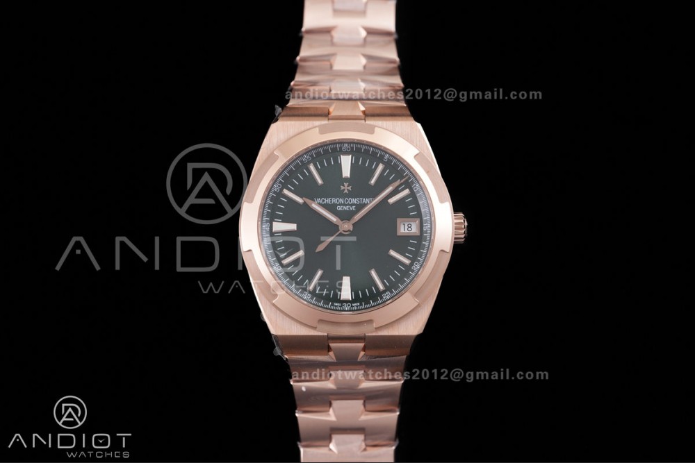 Overseas 4500V RG 8F 1:1 Best Edition Green Dial on RG Bracelet A5100
