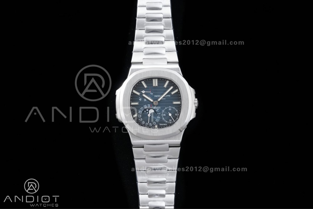 Nautilus 5712 SS PPF 1:1 Best Edition Tiffany Blue Dial on SS Bracelet PPF240 Super Clone V4