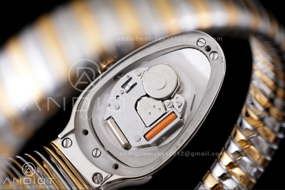 Serpenti 35mm SS/YG BVF 1:1 Best Edition Black Dial on SS/YG Bracelet Ronda Quartz — photo 10