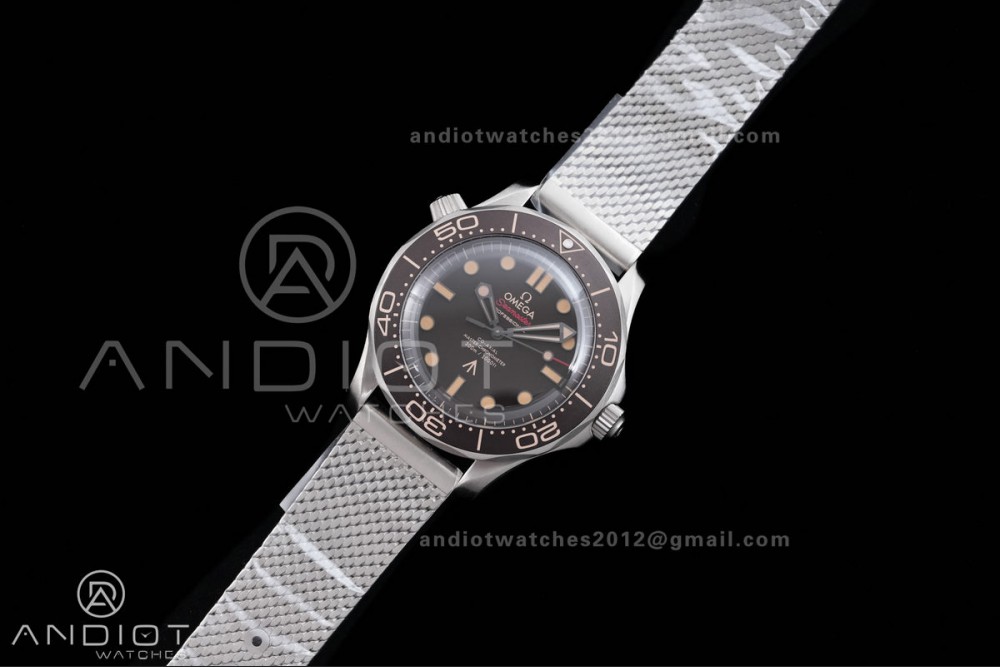 Seamaster 300 "No Time to Die" Limited Edition ORF 1:1 Best Edition on Titanium Mesh Bracelet OR8806 Super Clone — photo 2