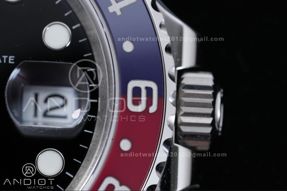 GMT-Master II 126710 BLRO Blue/Red Ceramic VSF Best Edition Pepsi on Jubilee Bracelet DD3285 V4(Free Sprung) — photo 9