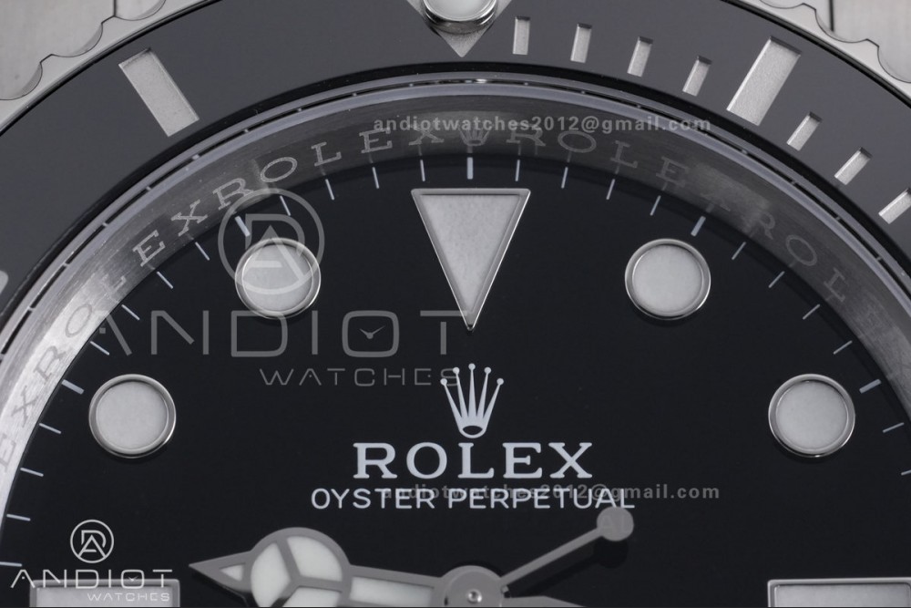 Submariner 41mm 124060 No Date Black Ceramic 904L Steel VSF 1:1 Best Edition VS3230 — photo 3
