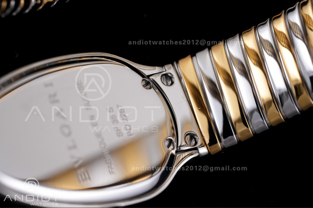 Serpenti 35mm SS/YG BVF 1:1 Best Edition Black Dial on SS/YG Bracelet Ronda Quartz — photo 8