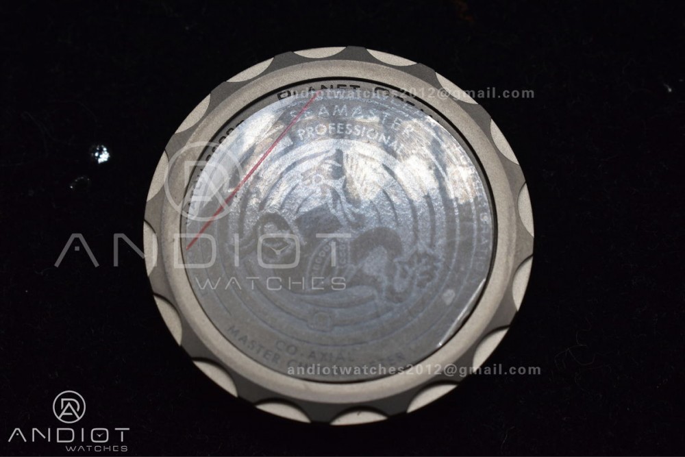Seamaster 6000M Ultra Deep SS SBF 1:1 Best Edition Black Dial on Black Nylon Strap A8912 Super Clone — photo 4