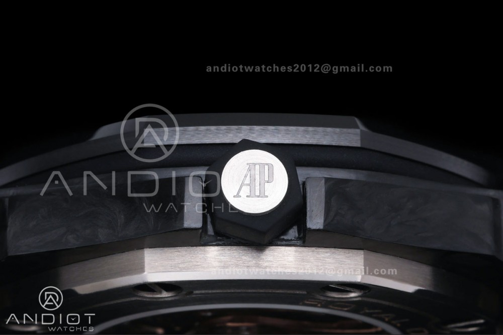Royal Oak Offshore Diver 15706 Forged Carbon JF 1:1 Best Edition SA3120 Super Clone — photo 8
