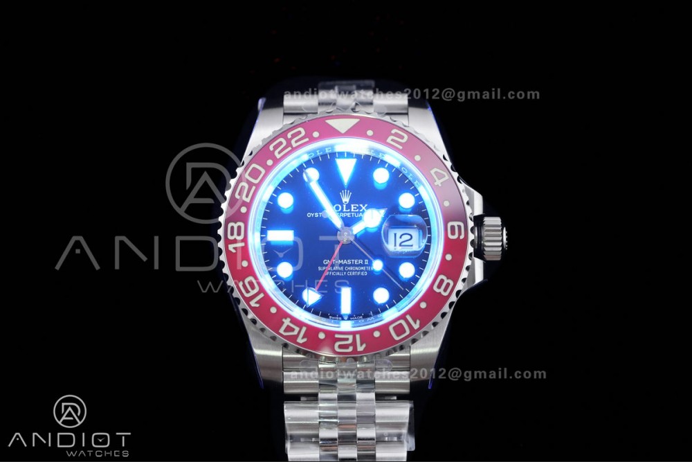 GMT-Master II 126710 BLRO Blue/Red Ceramic VSF Best Edition Pepsi on Jubilee Bracelet DD3285 V4(Free Sprung) — photo 26