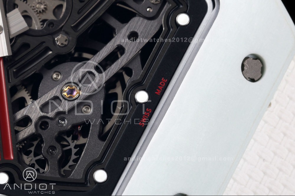 RICH Maker's 1:1 RM67-02 White NTPT UAE Skeleton Dial CRMA7 Super Clone — photo 8