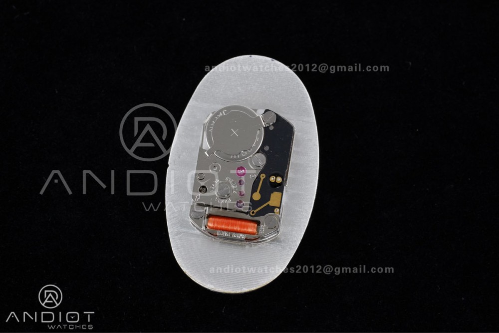 Baignoire Watch YG AF 1:1 Best Edition White Dial on Black Strap RONDA Quartz — photo 10