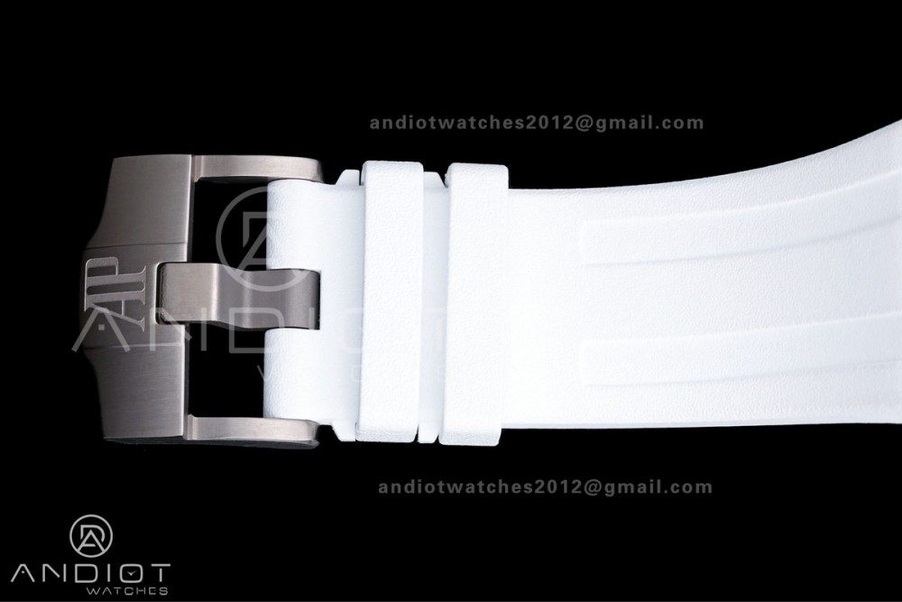 Royal Oak Offshore Diver 15707 White Ceramic JF 1:1 Best Edition SA3120 Super Clone — photo 18