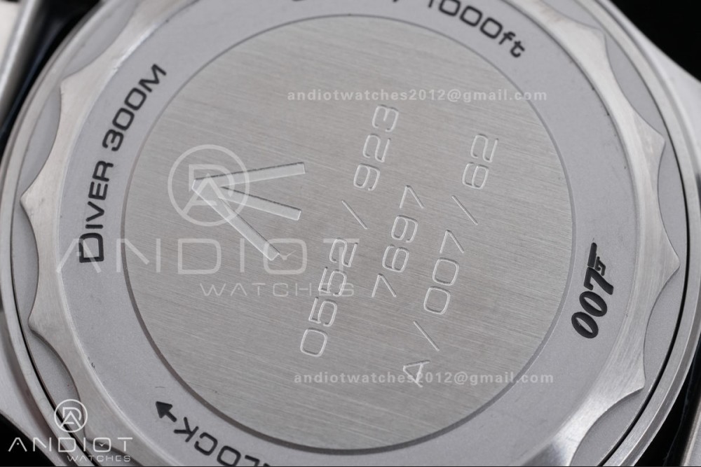 Seamaster 300 "No Time to Die" Limited Edition ORF 1:1 Best Edition on Titanium Mesh Bracelet OR8806 Super Clone — photo 14