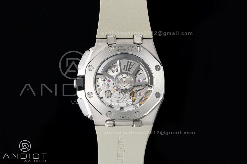 Royal Oak Offshore 43mm 26420so SS DDF 1:1 Best Edition Smoked Dial on Gray Rubber Strap DD4401 Super Clone — photo 7