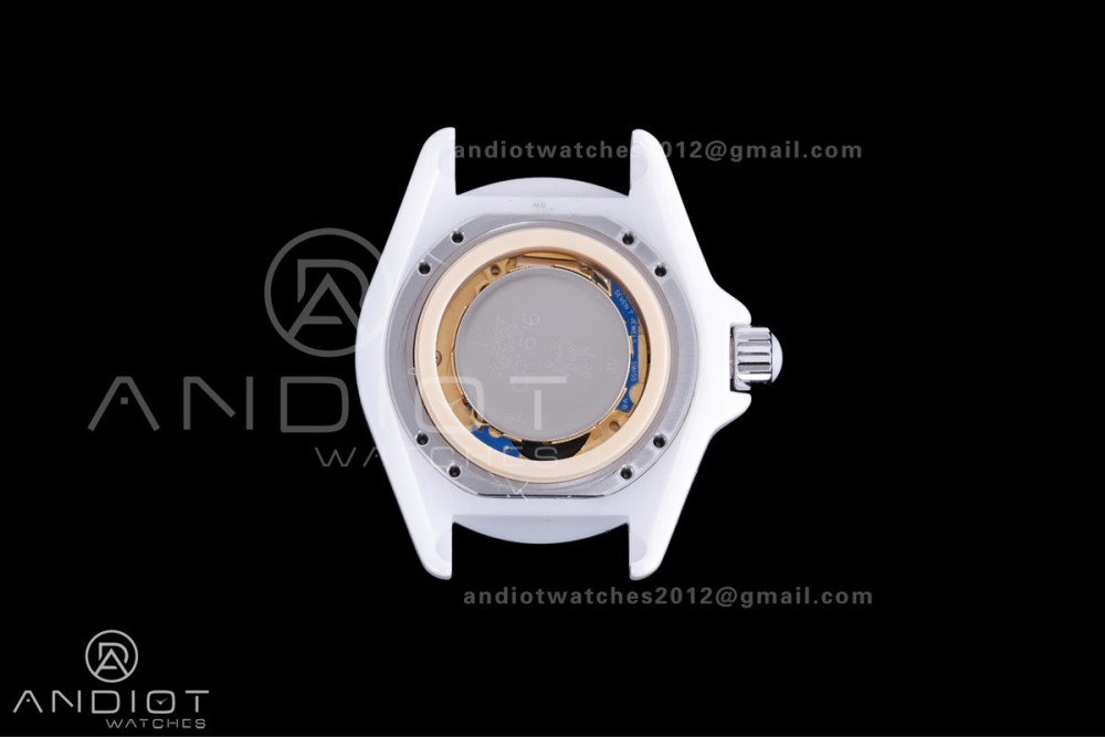 J12 33mm HTF 1:1 Best Edition White Korea Ceramic Cream Dial White Markers on Bracelet Swiss Quartz — photo 9