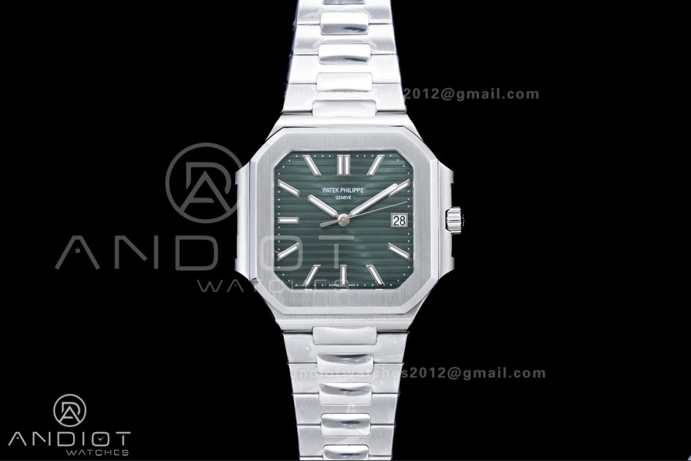 Cubitus 5821 SS PPF Best Edition Green Dial on SS Bracelet A330