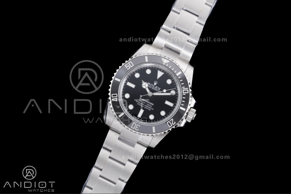 Submariner 41mm 124060 No Date Black Ceramic 904L Steel VSF 1:1 Best Edition VS3230 — photo 2