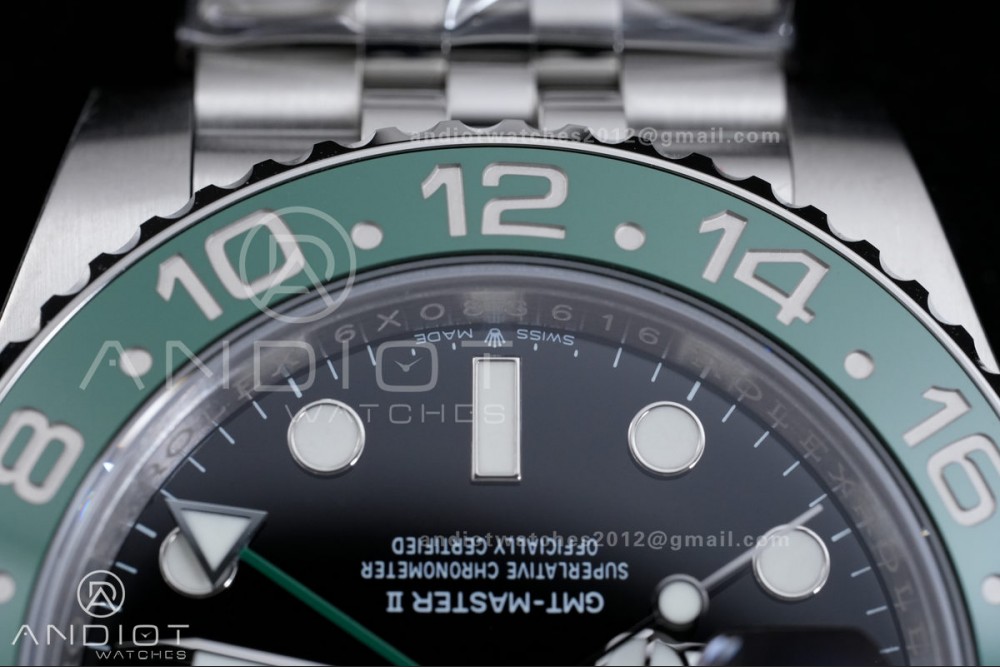 GMT-Master II 126720 VTNR 904L Steel V3 VSF 1:1 Sprite Best Edition Black Dial On Jubilee Bracelet DD3285 V4(Free Sprung) — photo 6