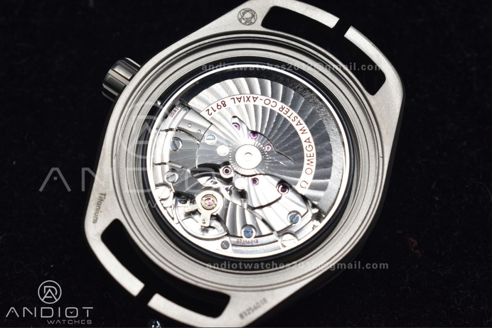 Seamaster 6000M Ultra Deep SS SBF 1:1 Best Edition Black Dial on Black Nylon Strap A8912 Super Clone — photo 6