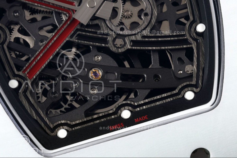 RICH Maker's 1:1 RM67-02 White NTPT UAE Skeleton Dial CRMA7 Super Clone — photo 6