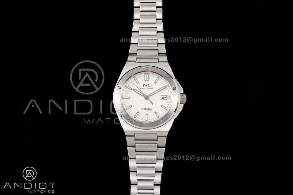 Ingenieur Automatic 40 SS MZF 1:1 Best Edition White Dial on SS Bracelet A2892