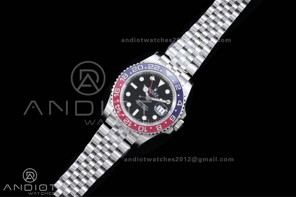GMT-Master II 126710 BLRO Blue/Red Ceramic VSF Best Edition Pepsi on Jubilee Bracelet DD3285 V4(Free Sprung) — photo 2