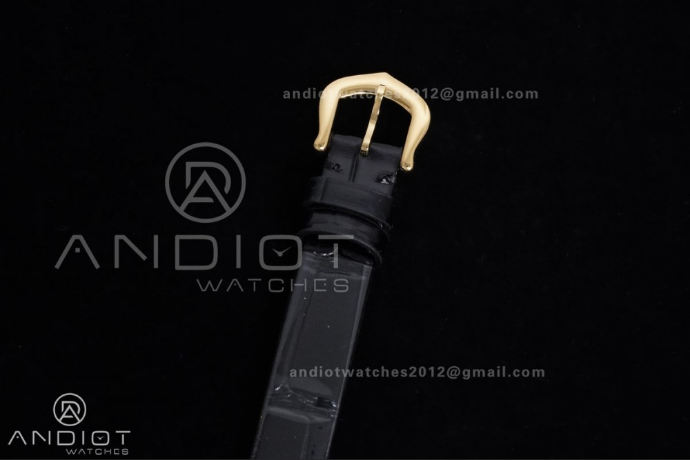Baignoire Watch YG AF 1:1 Best Edition White Dial on Black Strap RONDA Quartz — photo 12