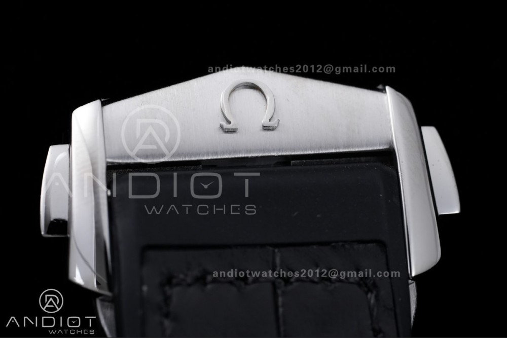 Constellation Black Ceramic SS VSF 1:1 Best Edition Gray Dial on Black Gummy Strap A8900 Super Clone — photo 20