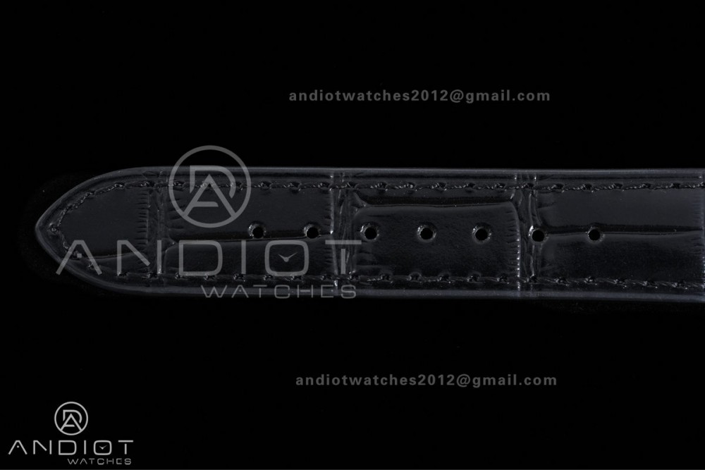 Santos Dumont 38mm RG F1F Best Edition Silver Dial on Black Leather Strap Quartz — photo 15