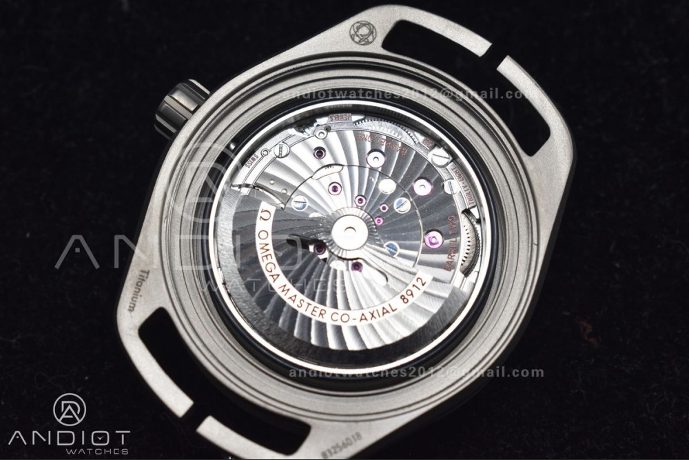 Seamaster 6000M Ultra Deep SS SBF 1:1 Best Edition Black Dial on Black Nylon Strap A8912 Super Clone — photo 7